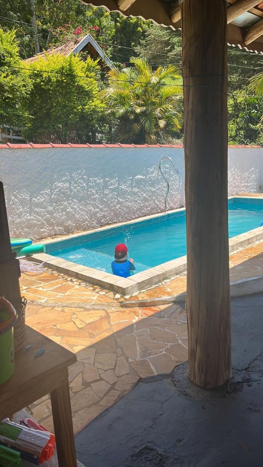 Cantinho Na Roca Com Piscina Santo Antonio do Pinhal Bagian luar foto